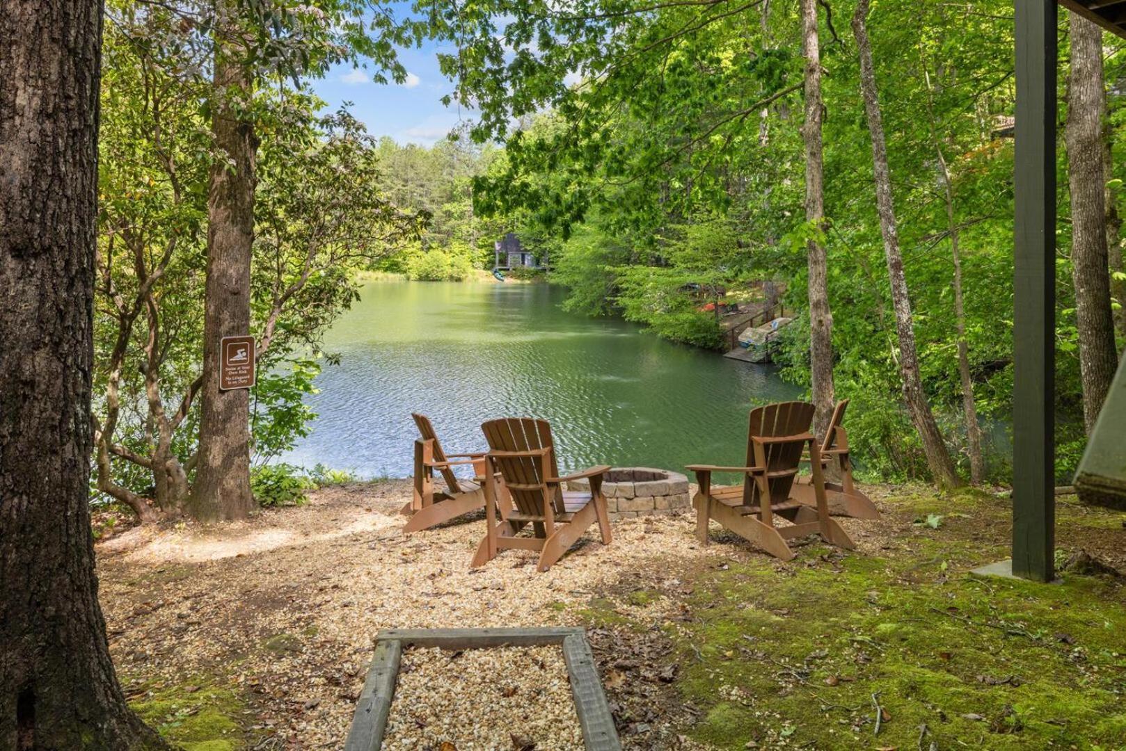 Cherry Lake Hideaway Блу-Ридж Экстерьер фото